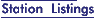 station list